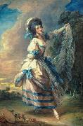 Thomas Gainsborough Portrait of Giovanna Baccelli oil painting on canvas
